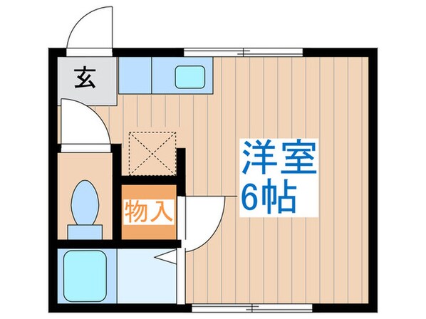 グリュックハイツの物件間取画像